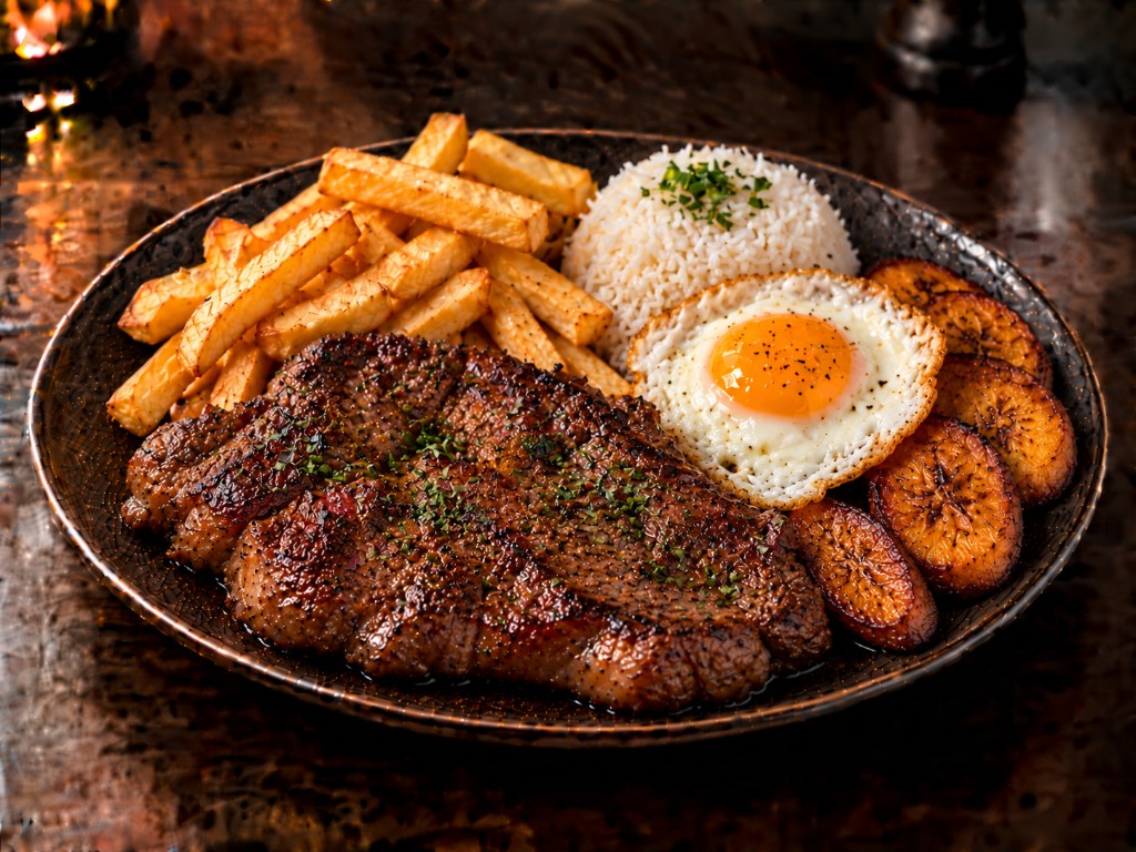 Bistec a lo pobre