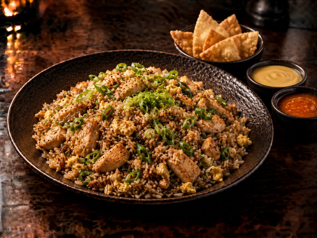 Arroz chaufa de pollo