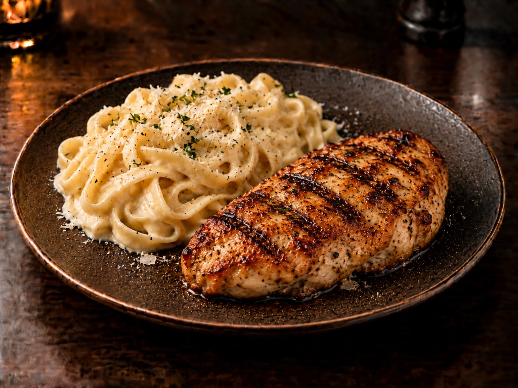 Pollo — filete (280 g) con pasta